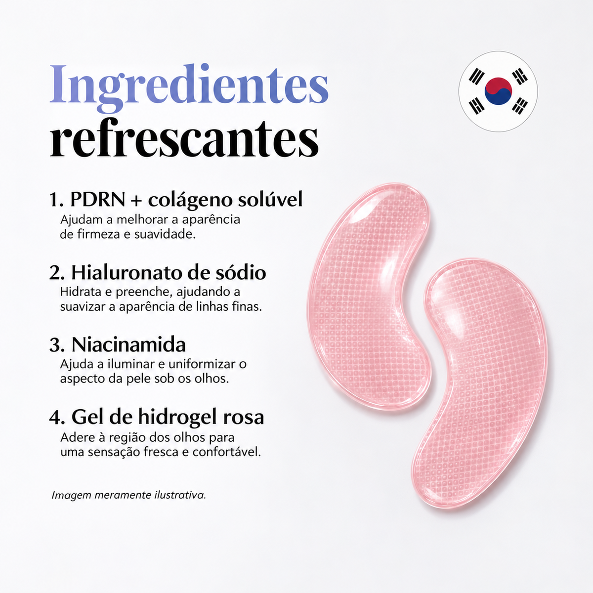 Adesivos para revitalizar a área dos olhos